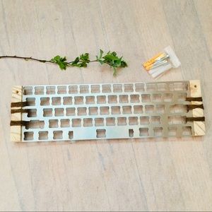 Stainless Steel Keyboard Earring Holder Organizer